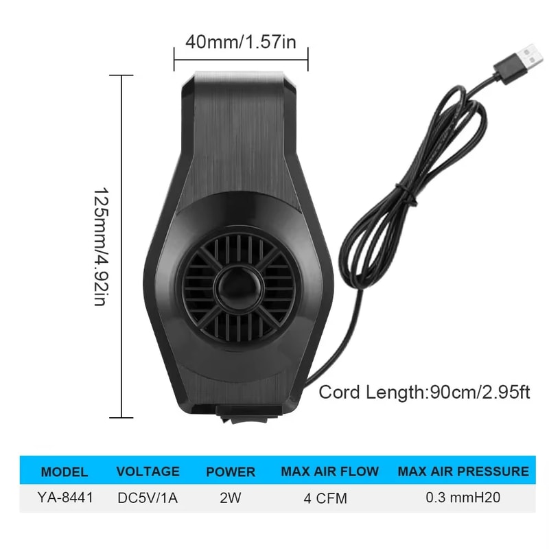 Mini Powerful USB Fan For Fish Tank Cooling And Heat Dissipation Shrimp Tank Grass Tank With Speed 2