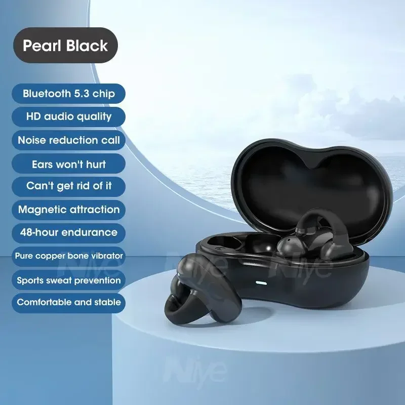 HiFi Music Bluetooth Wireless Earphones TWS Earbuds Sports Headphones Earcuffs For Running 6