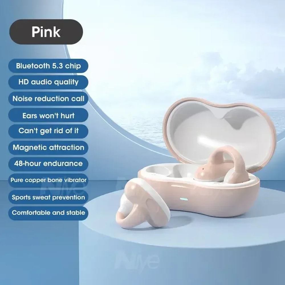 HiFi Music Bluetooth Wireless Earphones TWS Earbuds Sports Headphones Earcuffs For Running 8