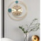 Minimalist Wall Clock, Modern Wind Design, Silent Clock for Home Living Room, Fashionable Bedroom Wall Decoration.