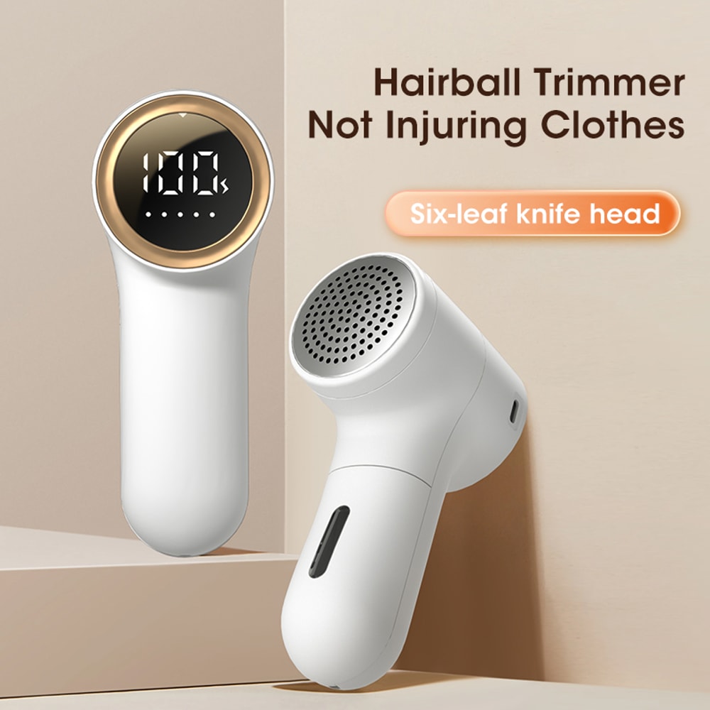 Electric Fabric Shaver, Rechargeable Lint Remover for Clothing, Hair Ball Trimmer, Fuzz Pellet Sweater Fluff.