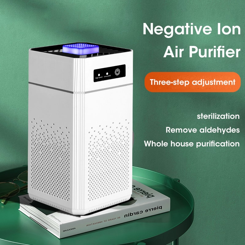 HEPA Air Purifier Portable with Negative Ion Technology for Bedroom, Home, Car, Smoke Odor Eliminator.