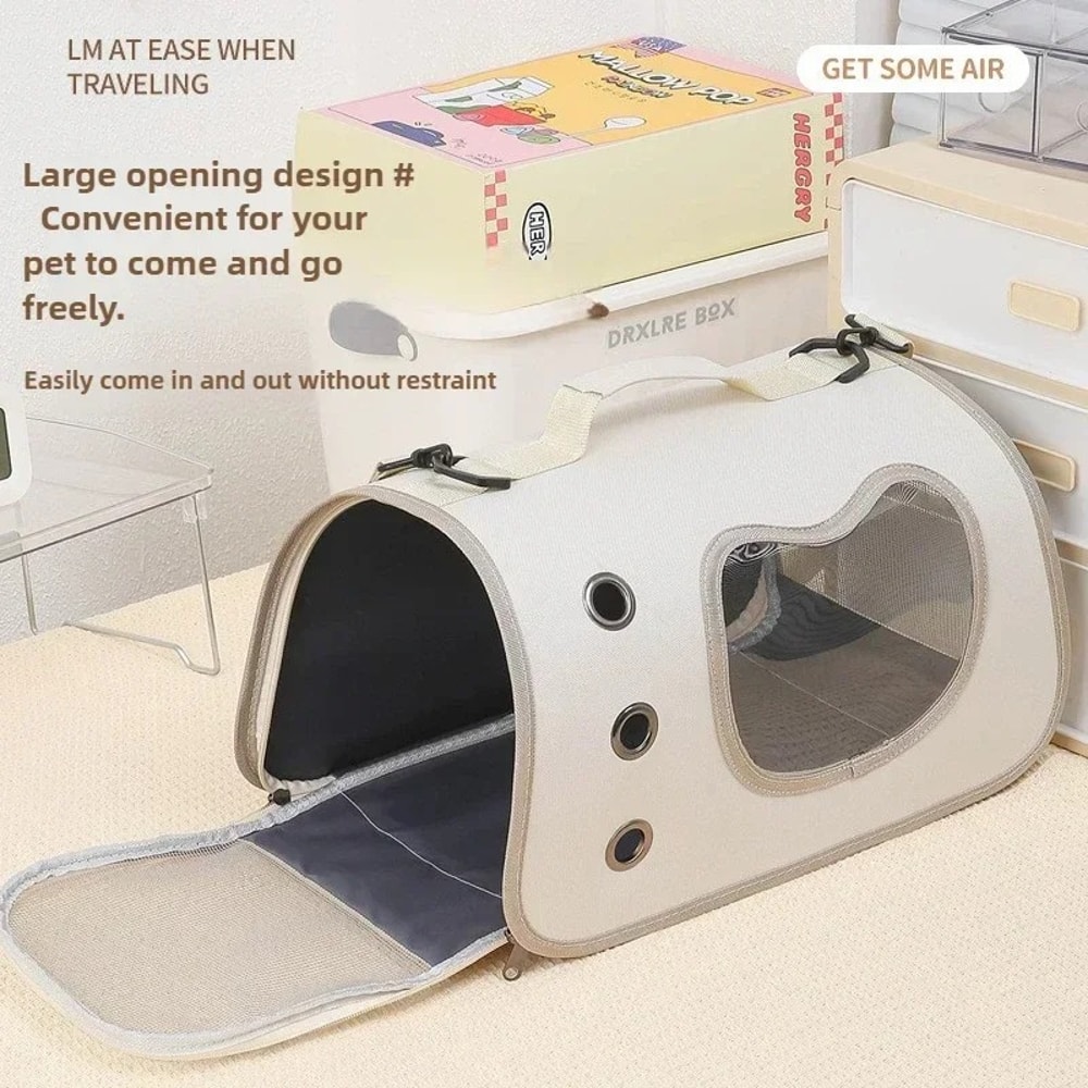 Portable Breathable Pet Carrier Bag Lightweight Foldable For Small Dogs Cats Kittens Outdoor Travel 1