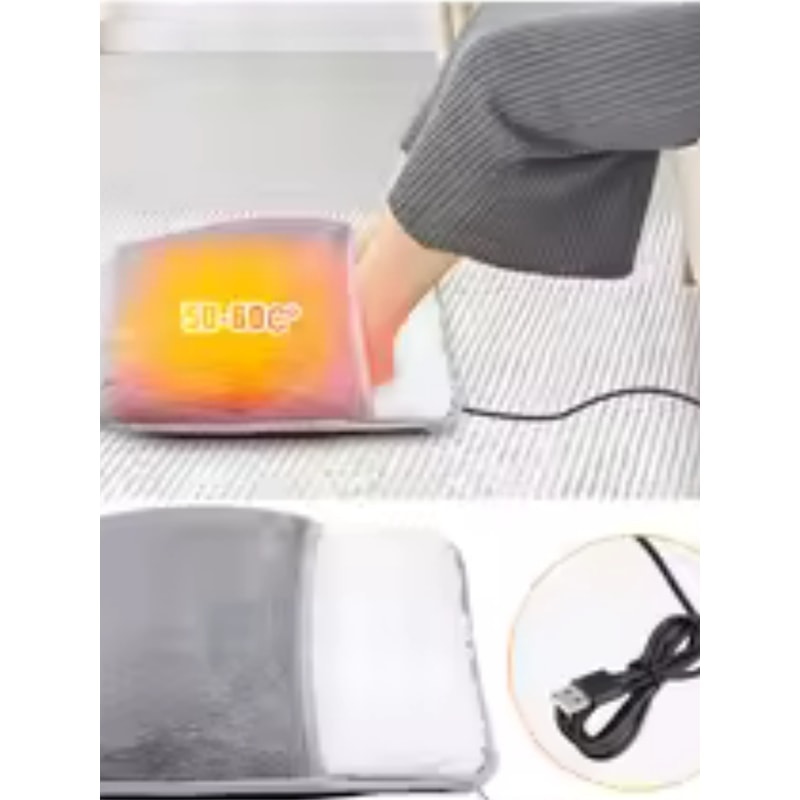 Heating Pad USB Electric Foot Warmer Soft Plush Thermal Cover For Bedroom Home 5
