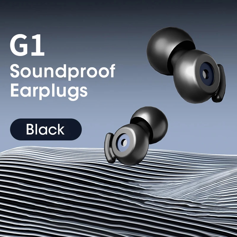Reusable Earplugs for Noise Prevention, Silicone Silent Earplugs, Sleep Soundproofing, Noise Reduction, Deep Sleep.