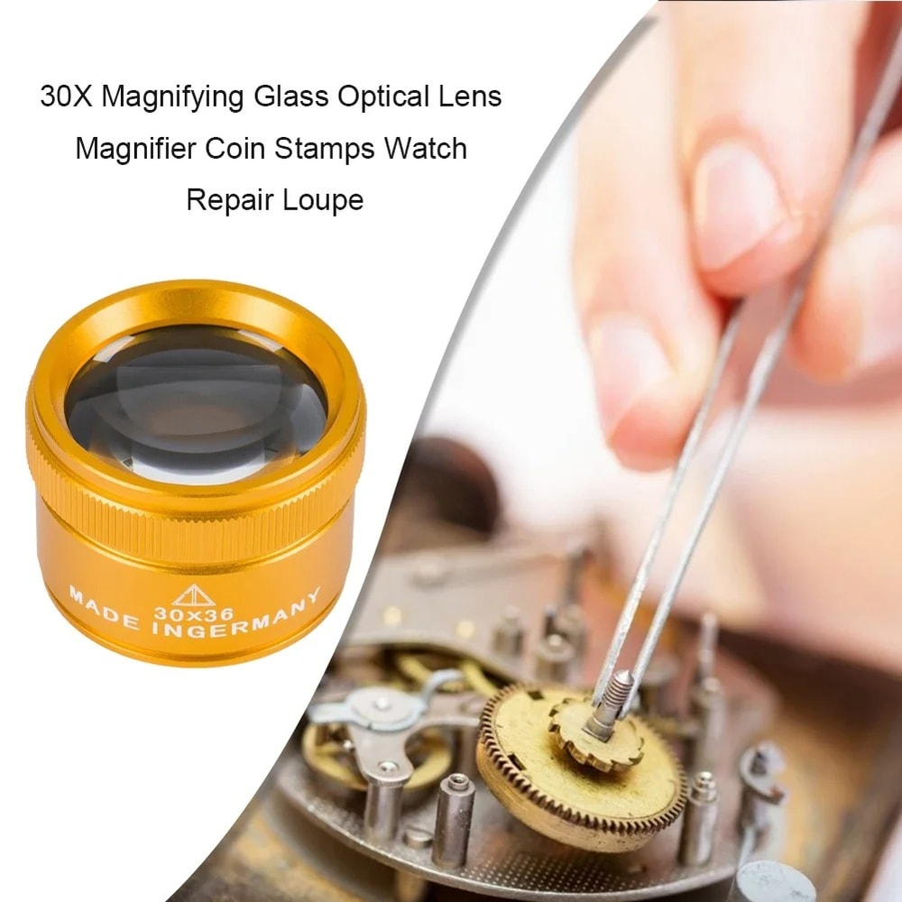 Loupe Magnifier, Optical Lens for Jewelry Coin Stamps Precision Repair Work