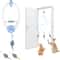 Interactive Cat Toy Electric Door Hanging Cat Toy USB Rechargeable Self Play Toy Retractable Kitten 0