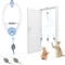 Interactive Cat Toy Electric Door Hanging Cat Toy USB Rechargeable Self Play Toy Retractable Kitten 0