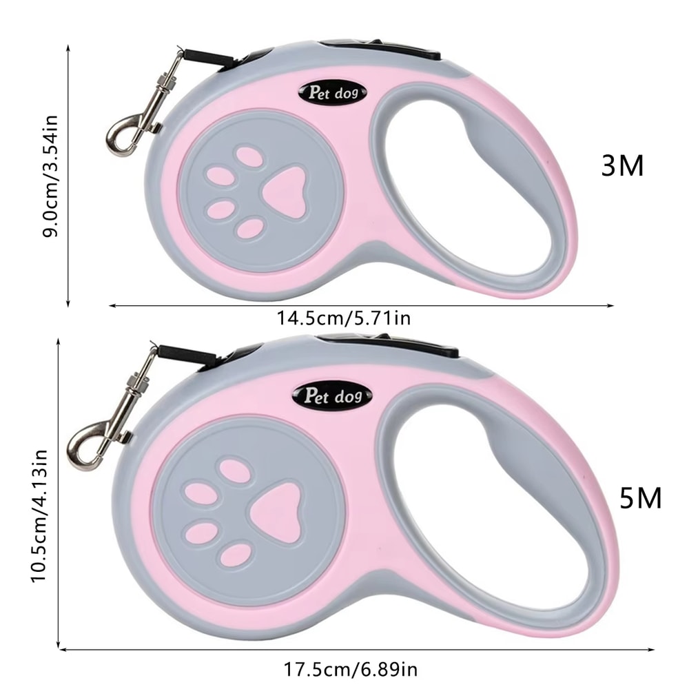 Retractable Nylon Pet Dog Leash for Small Medium Dogs Cats Hiking