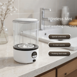 rechargeable small portable cordless washing machine for underwear