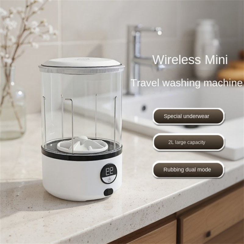 Rechargeable Small Portable Cordless Washing Machine For Underwear 0