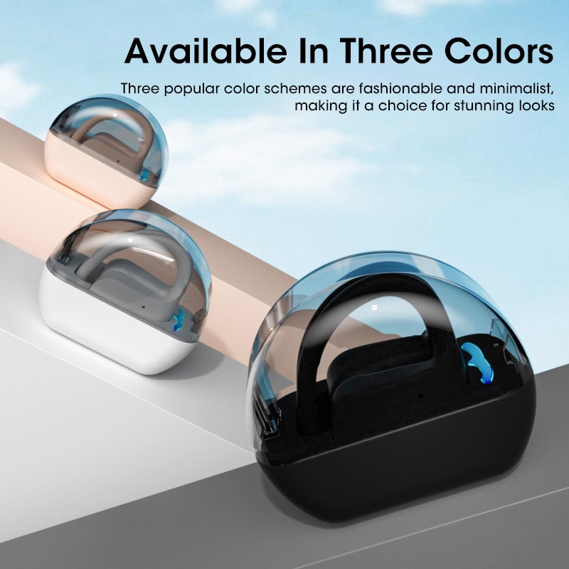 Open Ear Hook Bluetooth Earbuds HIFI Stereo Binaural Sports Earphones with Super Long Battery Life