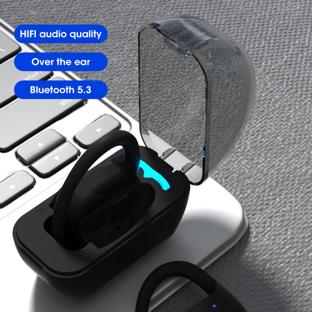 Open Ear Hook Bluetooth Earbuds HIFI Stereo Binaural Sports Earphones with Super Long Battery Life