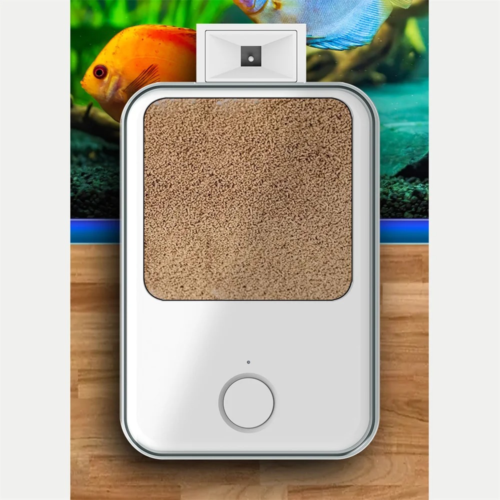Automatic Fish Feeder Controlled Wireless Timer Food Dispenser With Mobile Remote For Aquarium Vaca 2
