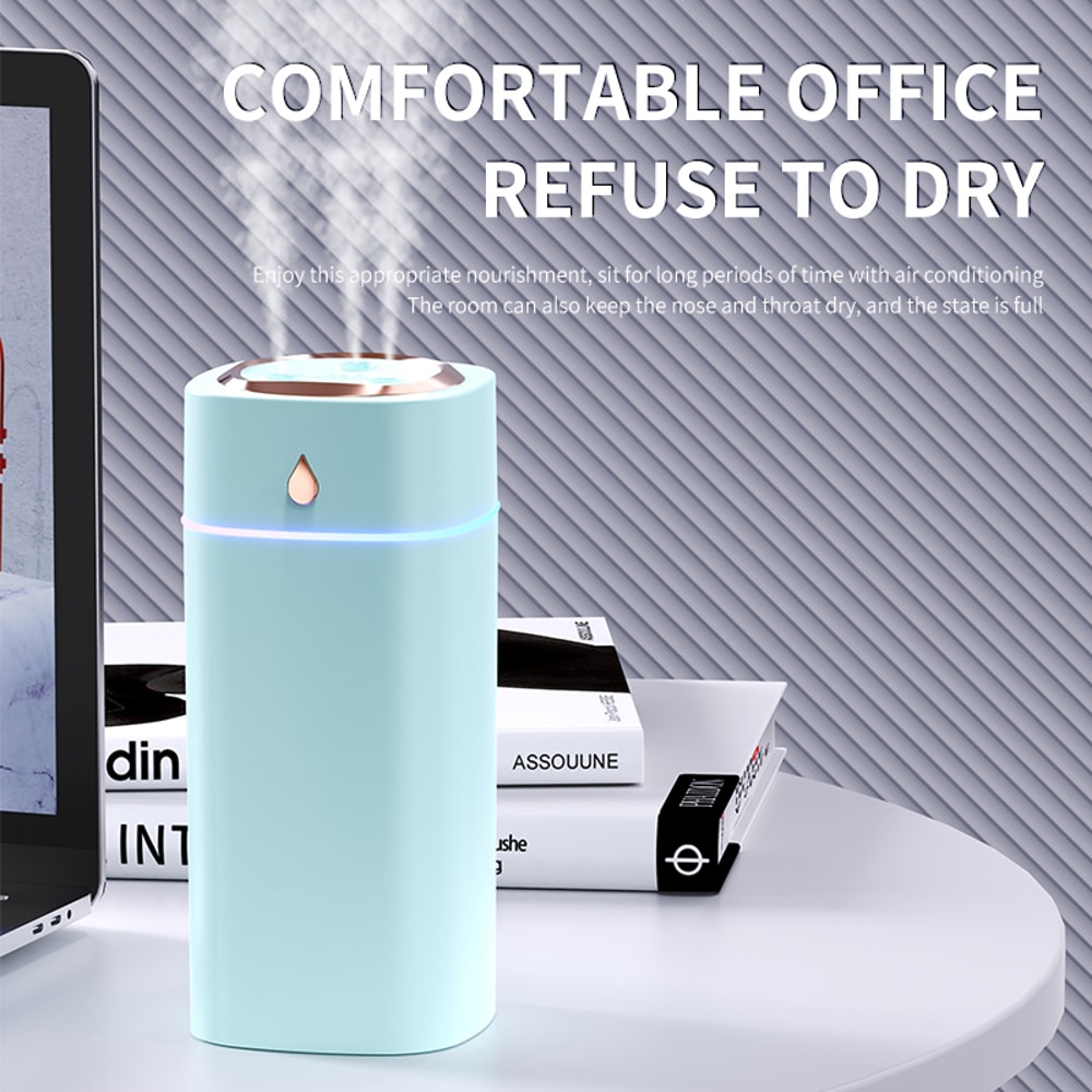 Triple Misting USB Humidifier For Bedroom Dormitory Office Use 1