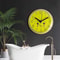 Art Mini Sucker Design Wall Clock for Kitchen Living Room Minimalist Shower Clock Home Decor