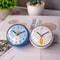 Art Mini Sucker Design Wall Clock for Kitchen Living Room Minimalist Shower Clock Home Decor