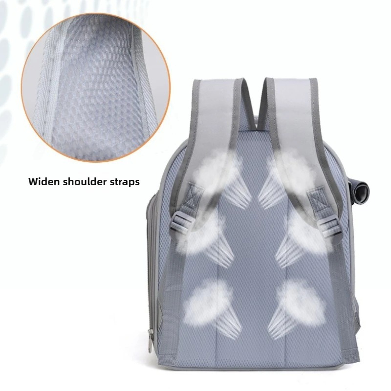 Breathable Mesh Pet Carrier Backpack For Dogs And Cats Large Capacity Portable Foldable Backpack Fo 2