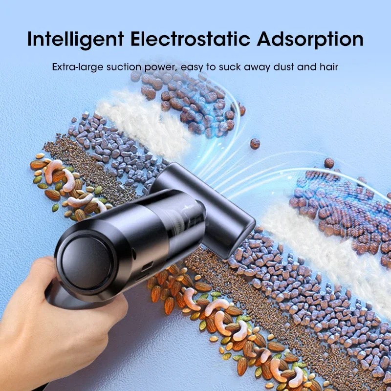 Rechargeable Cordless Handheld Vacuum Cleaner Suction Wet Dry Portable For Pet Hair Car Home Cleani 4