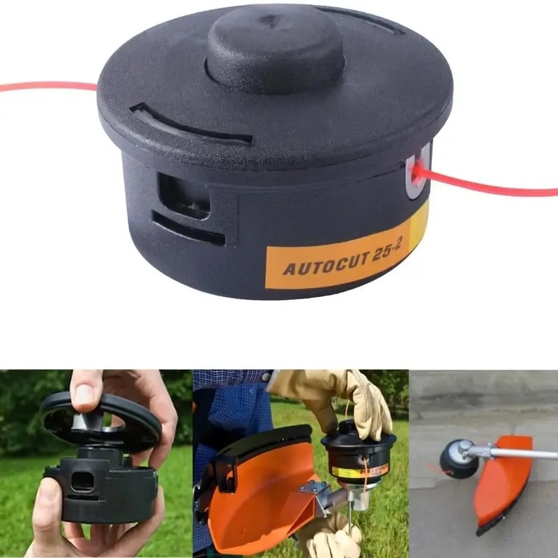 Autocut Brush Cutter Trimmer Head Replacement Grass Line Spool