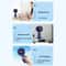 Mini Handheld Fan Portable USB Rechargeable With Digital Display Strong Wind For Travel Outdoor Cam 3