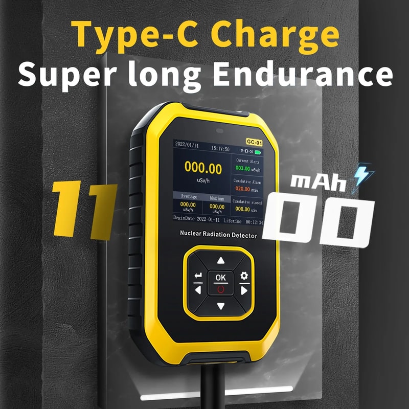 Digital Radiation Test Meter for X-Ray Monitoring of Marble Tiles and Surface Safety