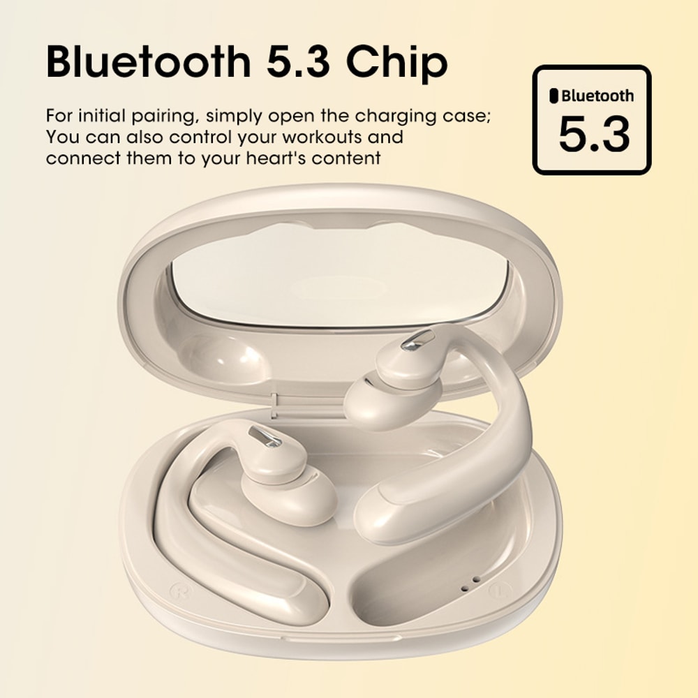 Bluetooth Earbuds with Microphone Wireless Headset Air Conduction Sports Earhook