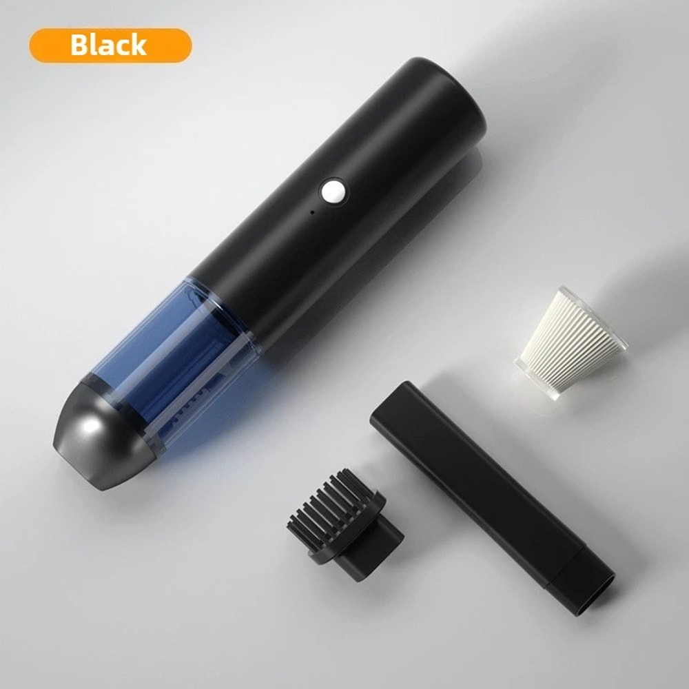 Handheld Mini Cordless Car Vacuum Cleaner, Wireless Charging for Home and Desktop Cleaning