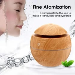 wood grain air humidifier usb cool mist sprayer mini electric humidifier for bedroom aromatherapy diffuser