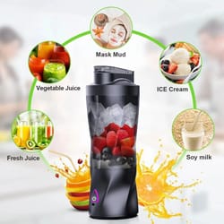 portable juicer blender high-speed fruit mixer rechargeable usb wireless grinder large capacity