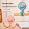 Outdoor Baby Stroller Handheld Fan USB Desktop Folding Fan Portable Mini Fan Summer Mute Multifunct 1