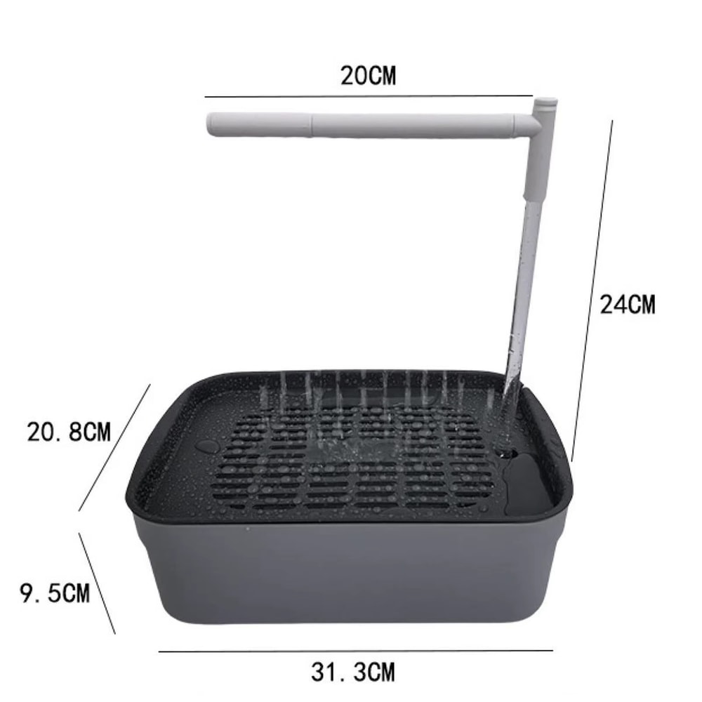 USB Electric Shower Box For Small Pets Lovebird Cockatiel Ferret Automatic Running Water Bird Batht 6