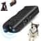 Portable Dog Ultrasonic Repeller With LED Antibarking Pet Training Device For Outdoor Deterrent To 0