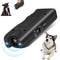 Portable Dog Ultrasonic Repeller With LED Antibarking Pet Training Device For Outdoor Deterrent To 0