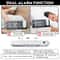 Electronic Desktop LED Alarm Clock With USB Wake Up FM Radio Time Projector Snooze And Dual Alarms 4