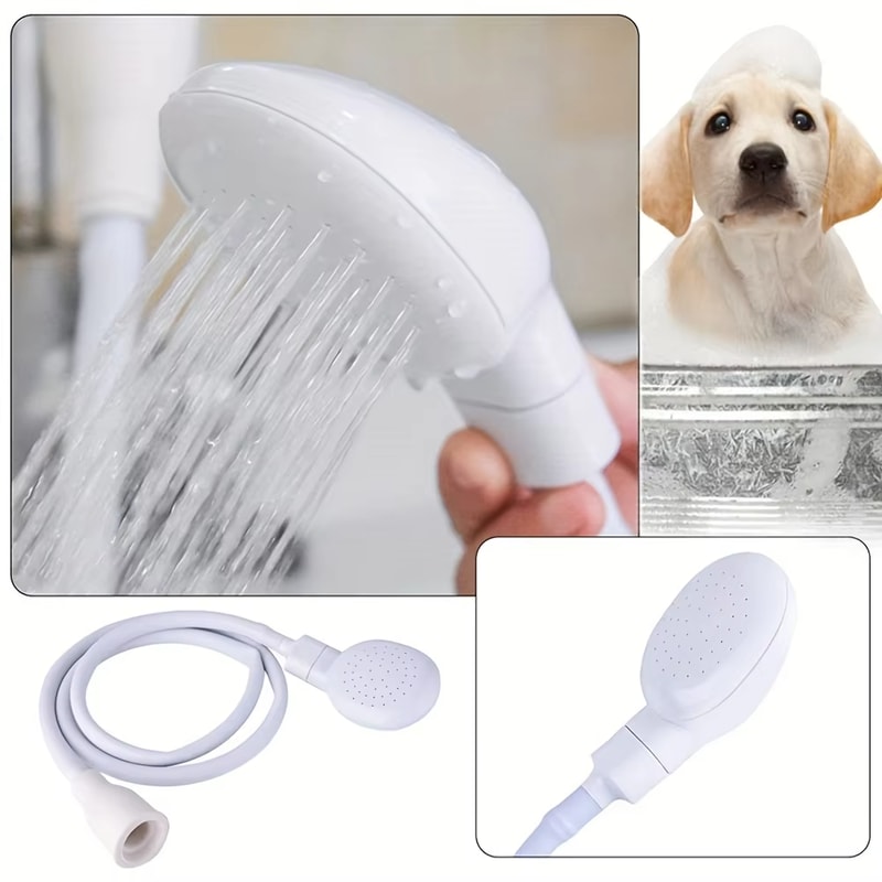 Portable Shower Head Attachment For Faucet Easy Installation Tap Spray Nozzle For Pet Bathing Hair 4