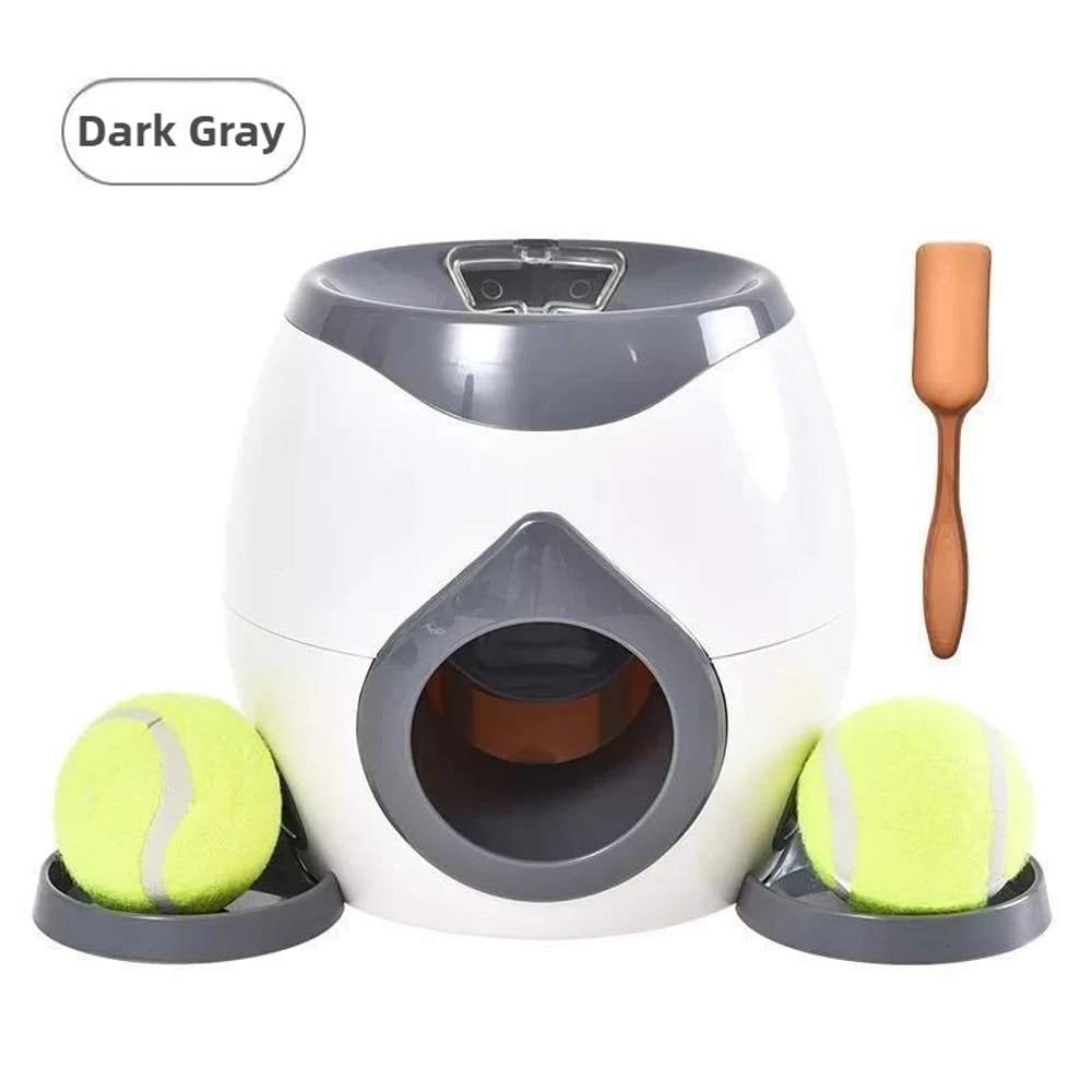 Automatic Interactive Dog Toy Tennis Ball Launcher And Feeding Machine For Dog Training And Rewards 6