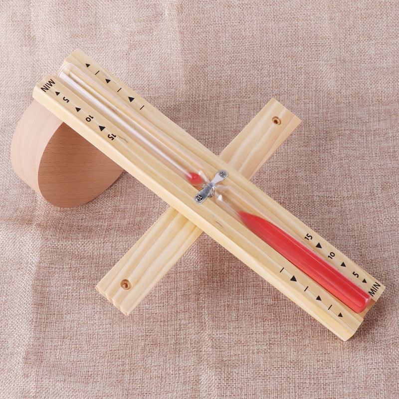 Wooden Rotating Hourglass Timer For Sauna Bathroom Wall Mounted ExplosionProof Glass Ornament 6
