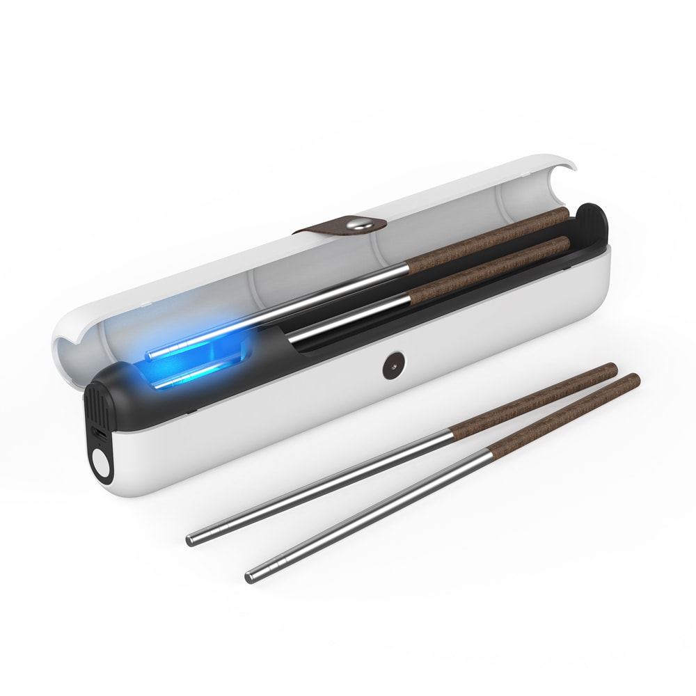 Mini UV Light Toothbrush Sterilizer Case Rechargeable For Traveling 1