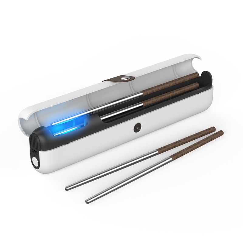 Mini UV Light Toothbrush Sterilizer Case Rechargeable For Traveling 1