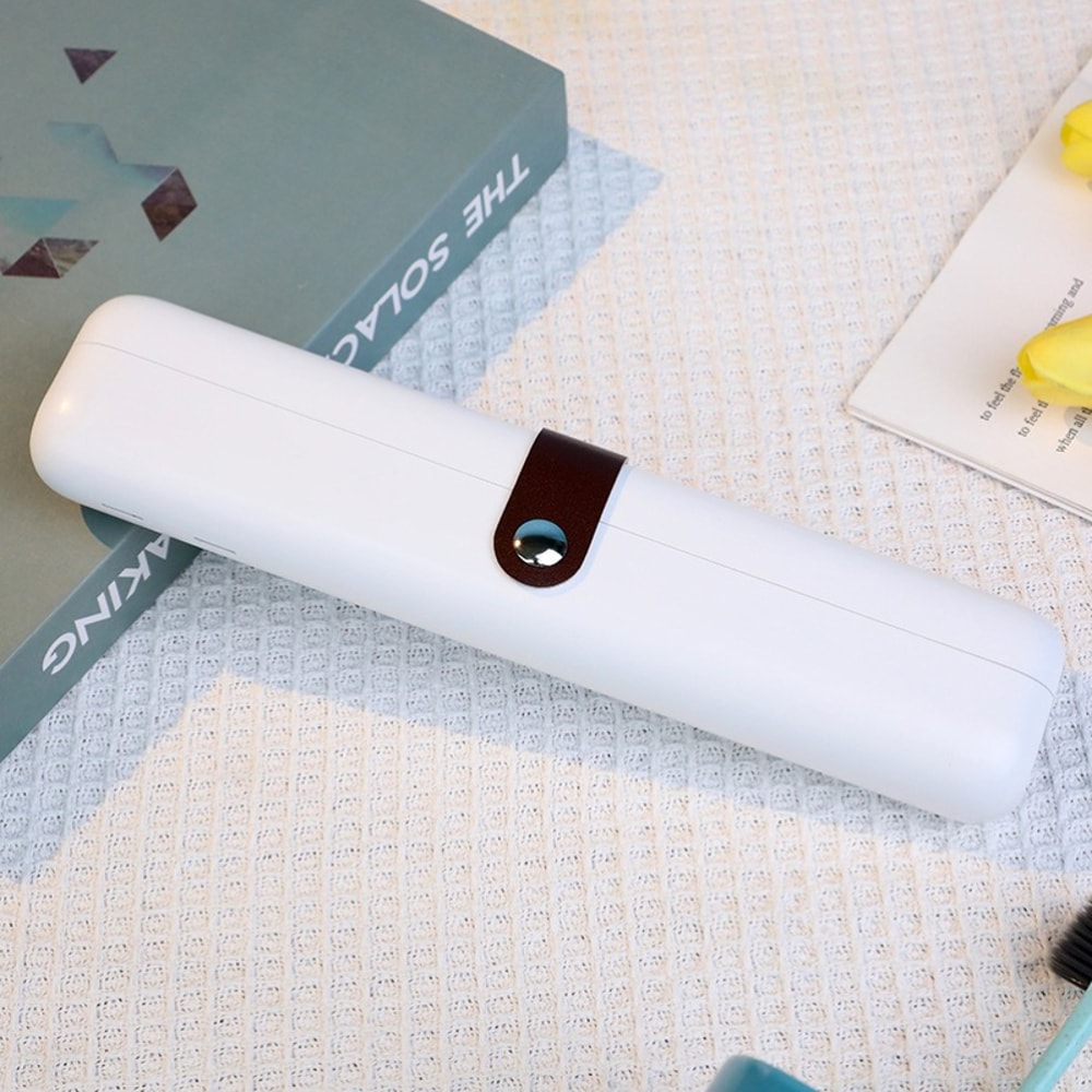 Mini UV Light Toothbrush Sterilizer Case Rechargeable For Traveling 4