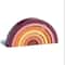 Rainbow Arch Bridge Wooden Stacking Blocks Game For Children Color Cognitive Montessori Educational 8