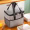 Thermal Insulated Picnic Bag Waterproof Oxford Cloth Large Capacity Lunch Food Storage Tote with Outside Pocket
