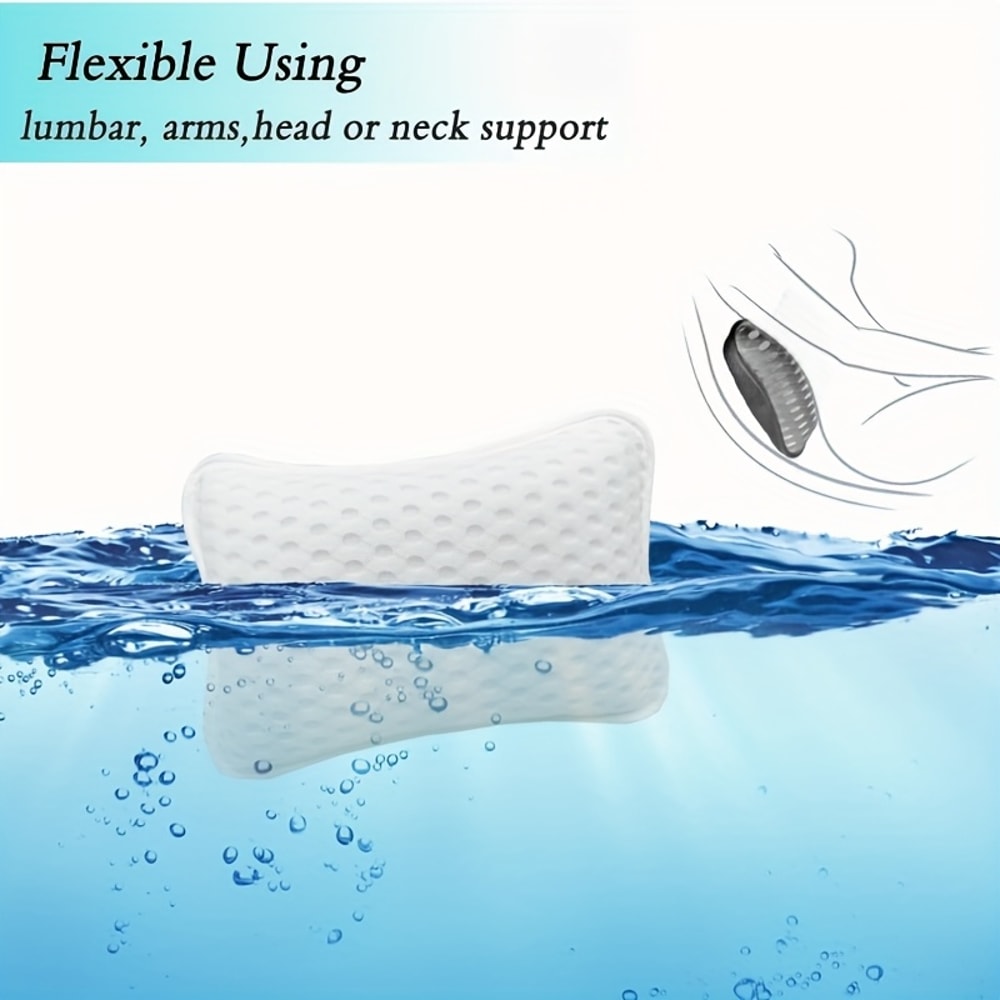 Head And Neck Support Bathtub Pillow Suitable For Hot Tubs And Bathtubs Machine Washable Spa Comfor 2