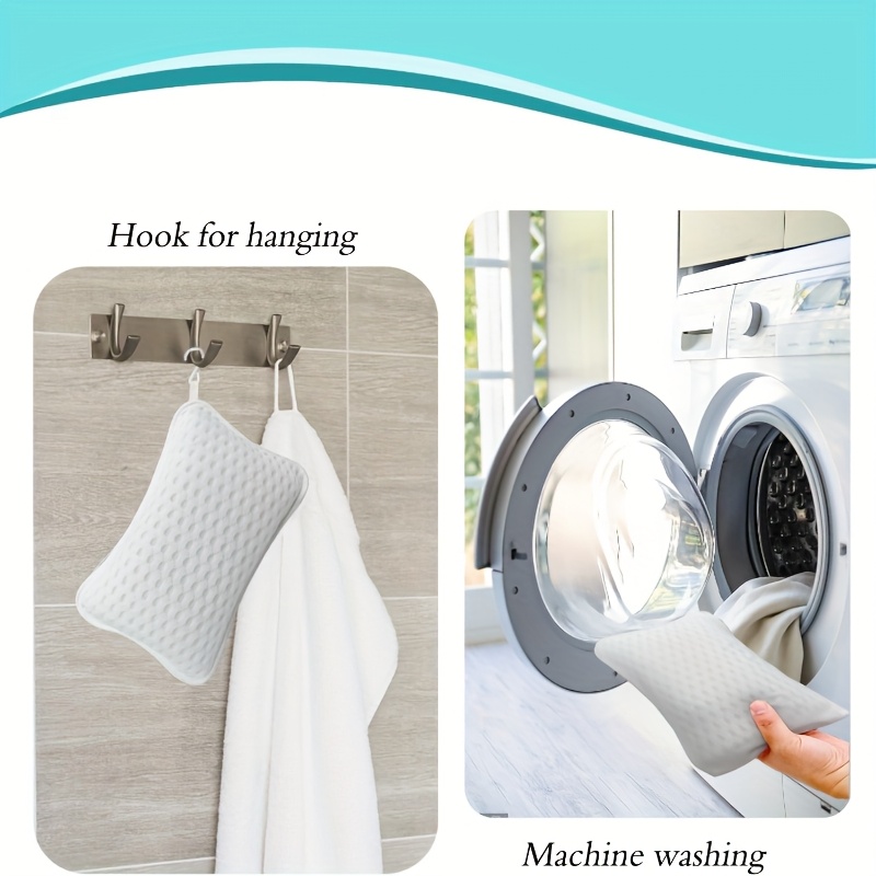 Head And Neck Support Bathtub Pillow Suitable For Hot Tubs And Bathtubs Machine Washable Spa Comfor 4