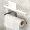 Under Cabinet Kitchen Roll Dispenser Wall Mount Paper Towel Holder Bathroom Tissue Stand For Toilet 1