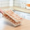 Plastic Layer Kitchen Egg Storage Box Refrigerator Organizer Rack Fresh Large Capacity Storage 1