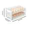 Plastic Layer Kitchen Egg Storage Box Refrigerator Organizer Rack Fresh Large Capacity Storage 6