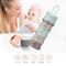 Toddler Baby Snacks Food Storage Box Grid Portable Milk Powder Box Container Formula Dispenser Milk 0