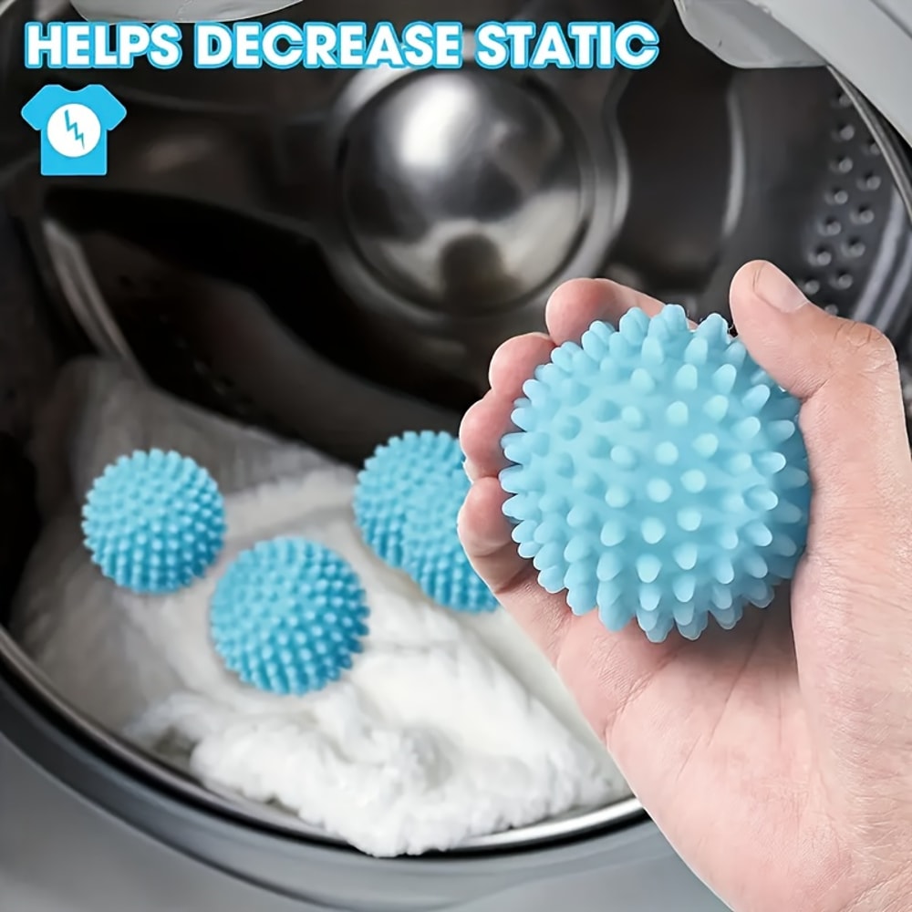 Reusable Laundry Balls Fabric Softener Stain Remover AntiTangle Washing Machine Cleaner 3
